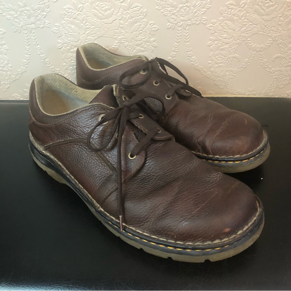 Doc Martens Brown Leather Loafers 14 in good condition